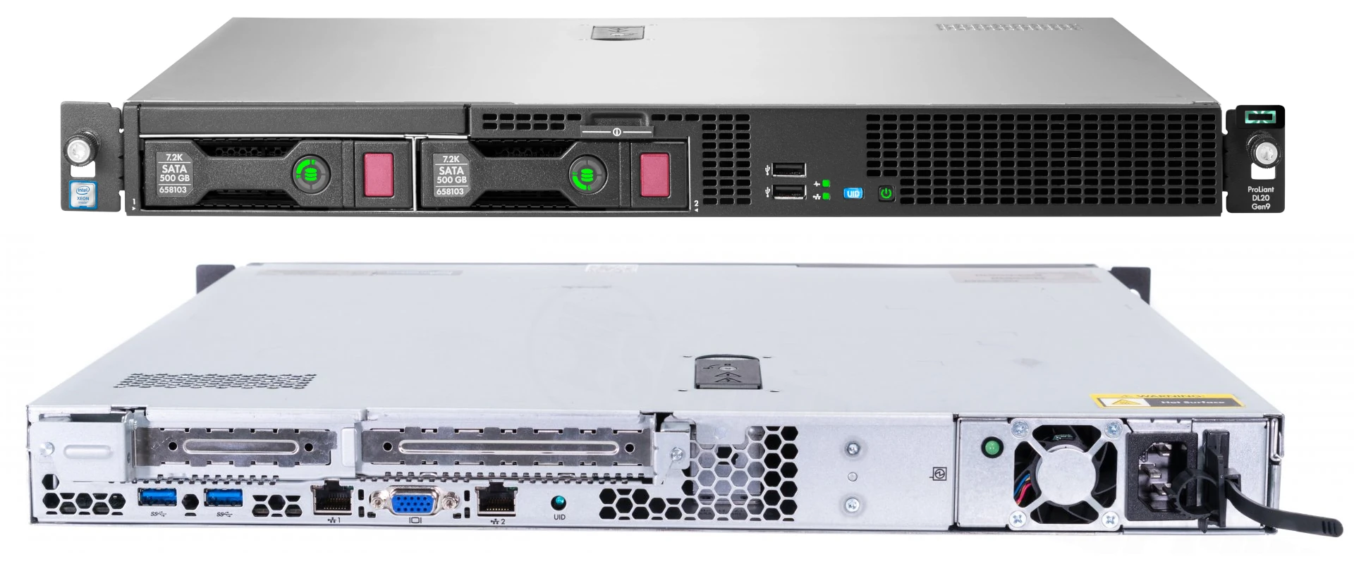 The existing HP DL20 Gen9 server.