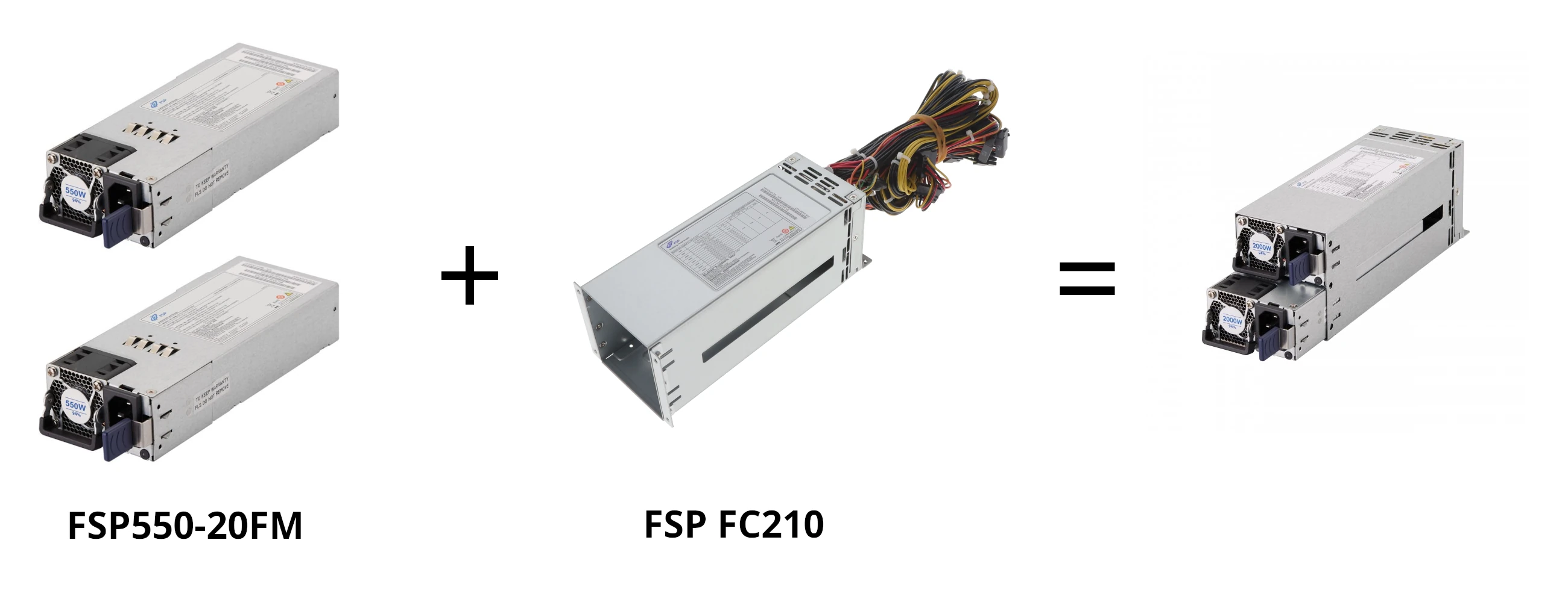 The composition of the FSP CRPS power supply.